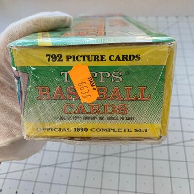 #10 Topps Baseball Official 1990 Complete Set 1990 SEALED BOX