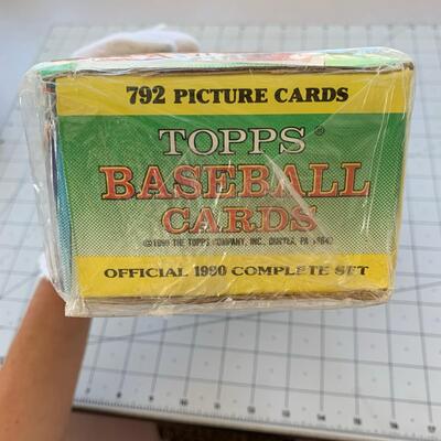 #10 Topps Baseball Official 1990 Complete Set 1990 SEALED BOX