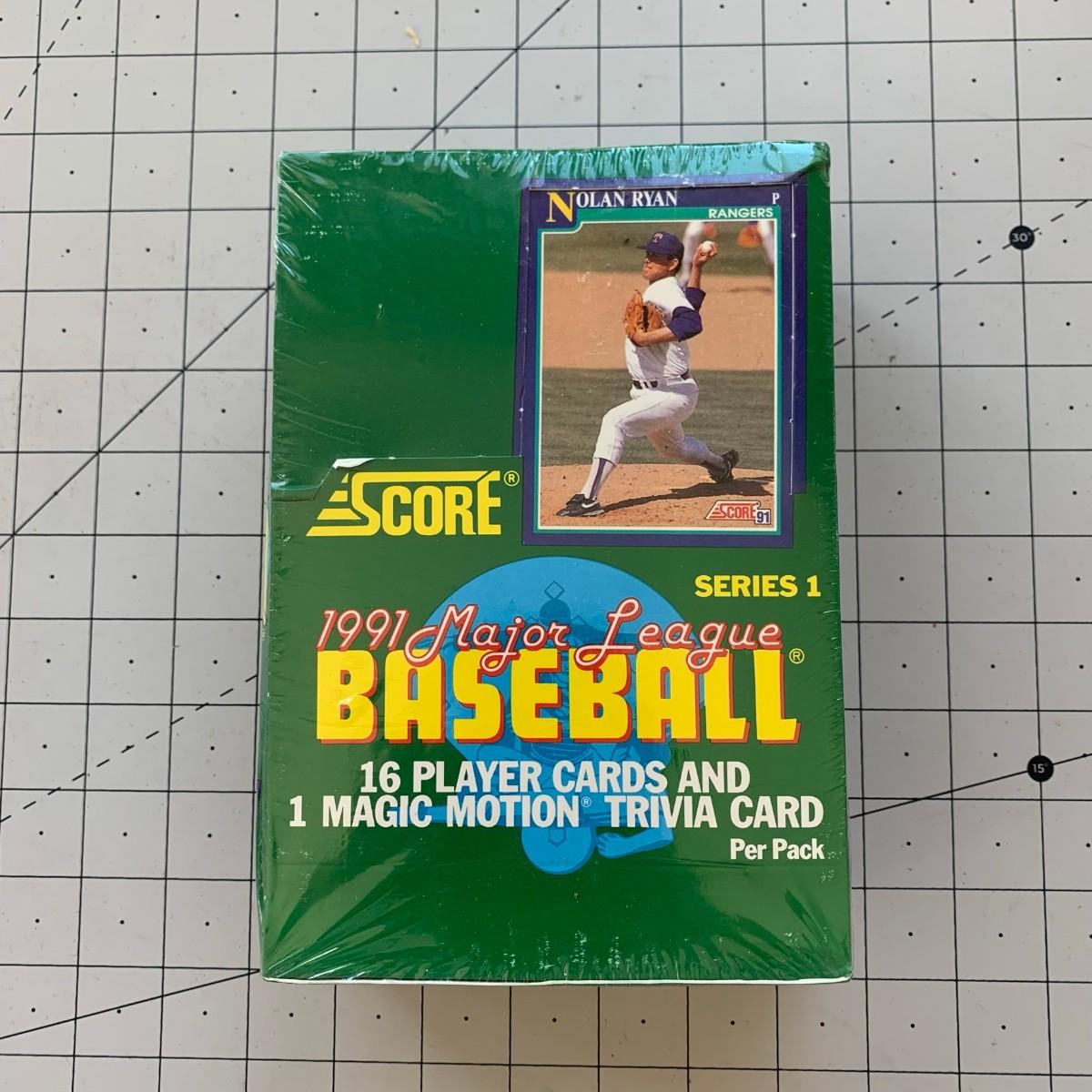 11 Score 1991 Major League Baseball Cards & Trivia Card SEALED BOX
