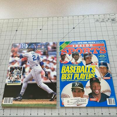 #18 Beckett Baseball Monthly Feb '93 Issue #95 & Inside Sports Jul 1992