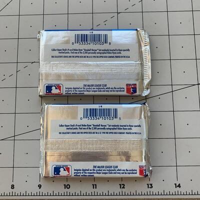 #30 Upper Deck '91 Edition Baseball Card Packs SEALED 2PC