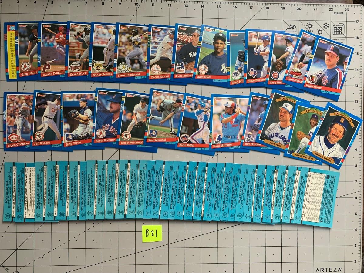 94 Donruss Baseball Card Selection B21