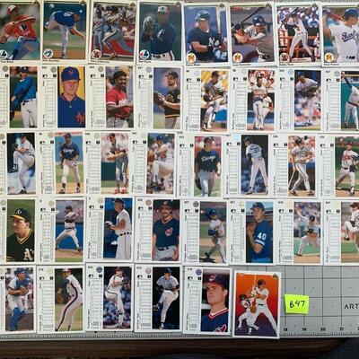 #120 Upper Deck Baseball Card Selection B47
