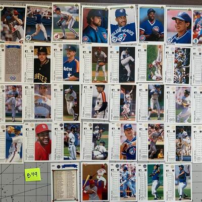 #122 Upper Deck Baseball Card Selection B49