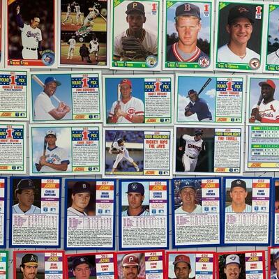 #123 Score '90 Baseball Card Selection B50