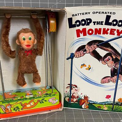 Loop The Loop Monkey, in Original Box 