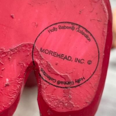 Young Boyâ€™s Christmas Bells Figurines Set of Two Morehead Inc Holly Baber Collection