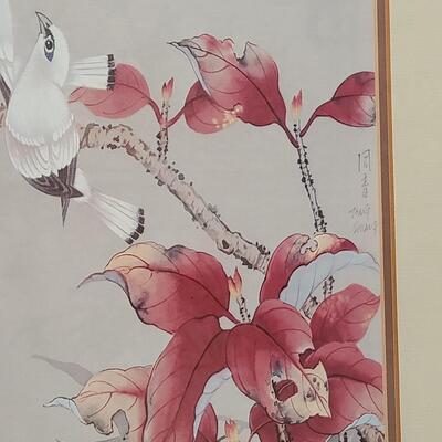 Lot 309: Vintage Windsor Art Framed Prints: Jade Orientals (Birds)