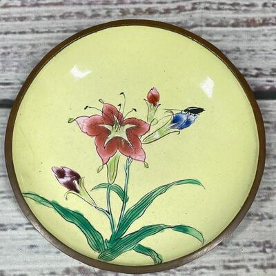 Set of Four Floral Patterned Plates