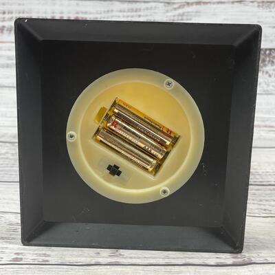 Black Bird Silhouette Battery Op Candle Lantern