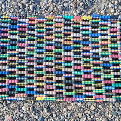 Lot 230: Vintage Sponge Foam Designer Floor Mat Outdoors Weatherproof