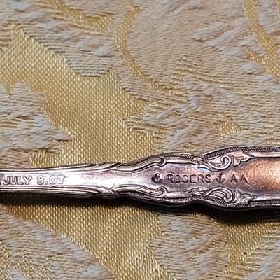 Lot 246: (3) Miniature Collector's Silver Plate Spoons (Demitasse Size)