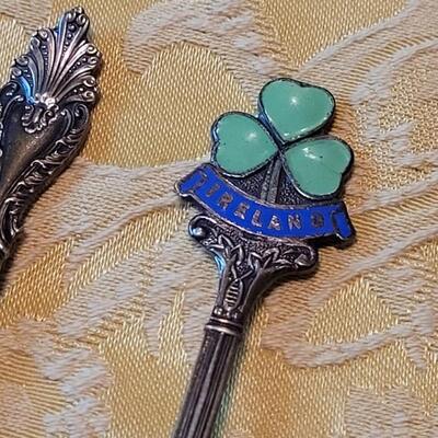 Lot 246: (3) Miniature Collector's Silver Plate Spoons (Demitasse Size)