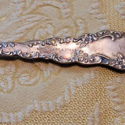 Lot 247: Vintage & Antique Silver Plate Berry Spoons & Serving Fork