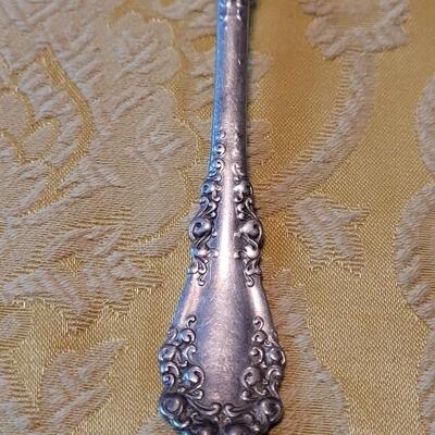 Lot 247: Vintage & Antique Silver Plate Berry Spoons & Serving Fork