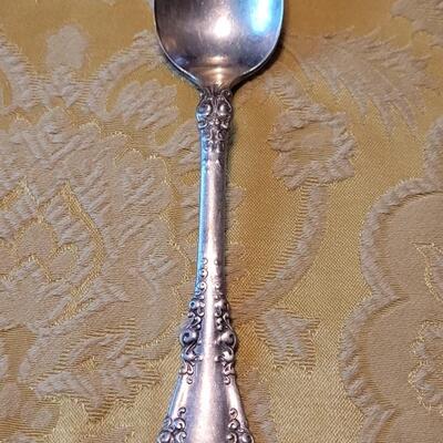 Lot 247: Vintage & Antique Silver Plate Berry Spoons & Serving Fork