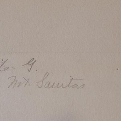 Lot 255: Vintage Colorado Mt. Sauitas Print