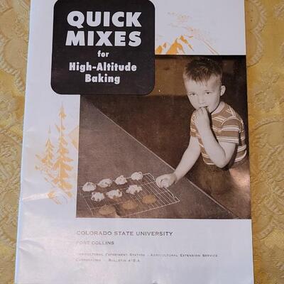 Lot 260: 1960 CSU High Altitude Cook Book