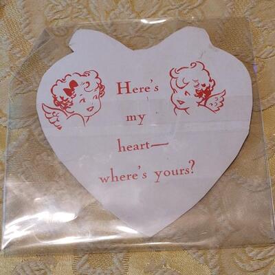 Lot 261: Antique Eaton, Colorado Advertising Paper Fan and a Vintage Valentine