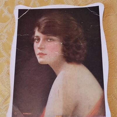Lot 261: Antique Eaton, Colorado Advertising Paper Fan and a Vintage Valentine