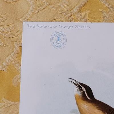 Lot 264: Antique Plate Prints, Singer Bird Cards and Wildflowers of California Mini Booklet