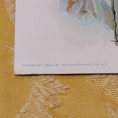 Lot 264: Antique Plate Prints, Singer Bird Cards and Wildflowers of California Mini Booklet