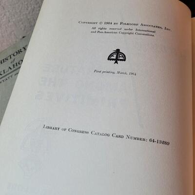 Lot 265: (3) Vintage Hardback Books feat. History of Oklahoma