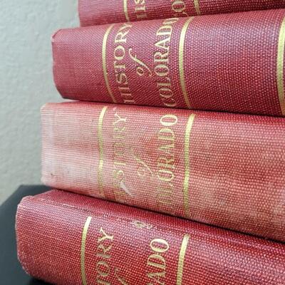 Lot 268: Rare 1919 Antique (4) Volume Set Illustrated HISTORY OF COLORADO by STONE