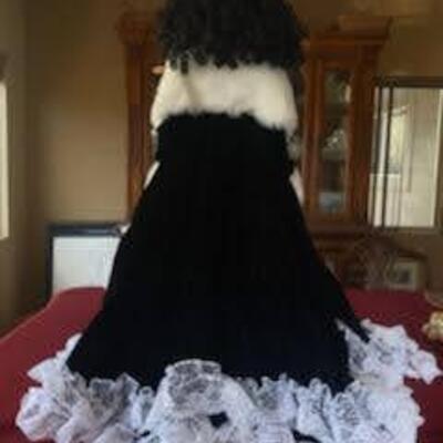 32" Original Porcelain Rustie Doll - Velvet