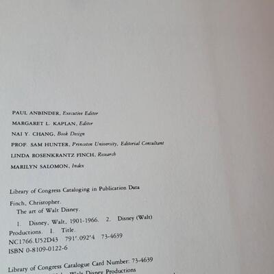 Lot 269: Vintage 1970's THE ART OF WALT DISNEY Hardback Book