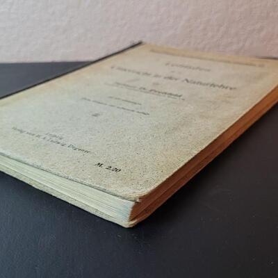 Lot 270: (2) Vintage GERMAN Natural SCIENCES Books: