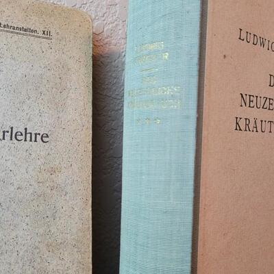 Lot 270: (2) Vintage GERMAN Natural SCIENCES Books: