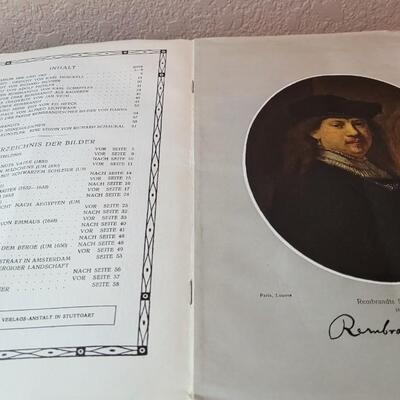 Lot 271: Antique German 1907 REMBRANT ALMANAC 300 Years Retrospective