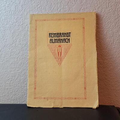 Lot 271: Antique German 1907 REMBRANT ALMANAC 300 Years Retrospective