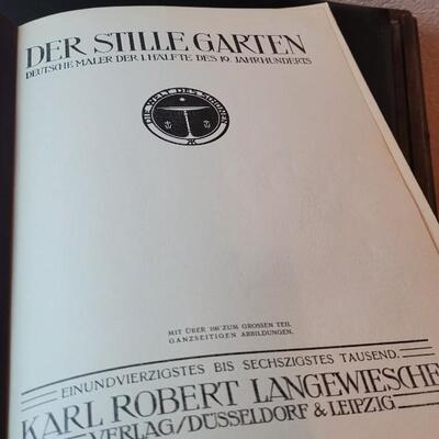 Lot 272: (2) Antique Early 1900's GERMAN Art Review Books