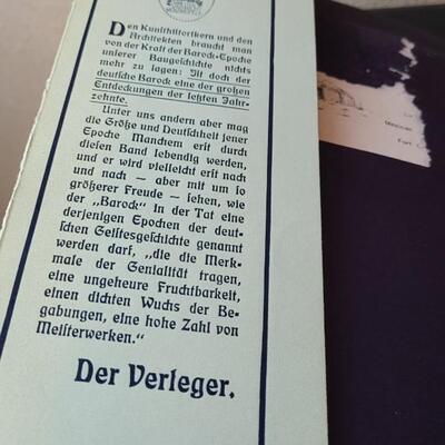 Lot 272: (2) Antique Early 1900's GERMAN Art Review Books