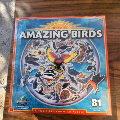 Brand New! - Rare Vintage Anything's Puzzable Amazing Bird Circular Puzzle