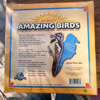 Brand New! - Rare Vintage Anything's Puzzable Amazing Bird Circular Puzzle