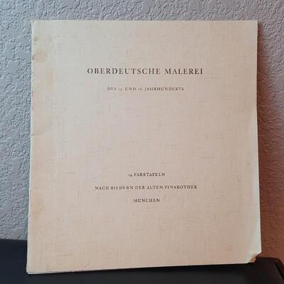 Lot 273: (3) Vintage GERMAN Books feat. UPPER GERMAN PAINTING OF THE 15TH AND 16TH CENTURIES Art Prints