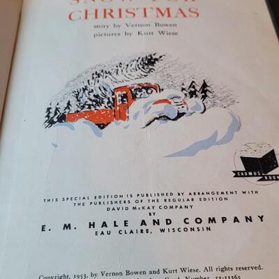 Lot 275: (3) Vintage Christmas Books feat. SNOW FOR CHRISTMAS 1950'S