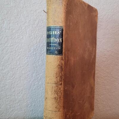 Lot 278: (2) Antique 1800's MATHEMATICS Lesson Books by CHARLES DAVIES