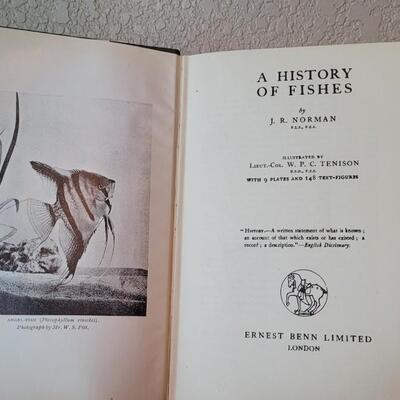 Lot 280: (3) Vintage Nature Lovers Books feat. A History of Fishes