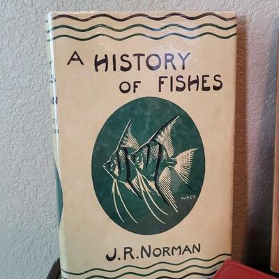 Lot 280: (3) Vintage Nature Lovers Books feat. A History of Fishes