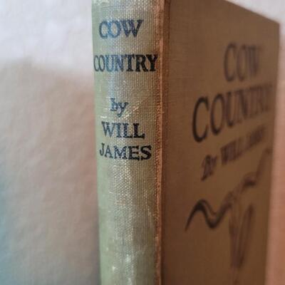 Lot 281: (2) Vintage Cowboy Themed Hardback Books feat. LONGHORN COWBOY