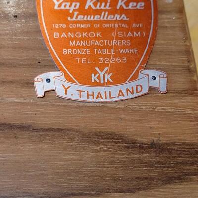 Lot 285: Vintage Yap Kui Kee Bangkok (Siam) Bronze Jewelers
