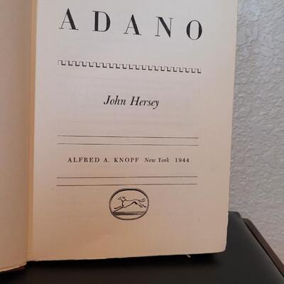 Lot 286: (3) Vintage Hardback Books feat. A BELL FOR ADANO