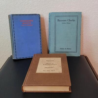 Lot 289: (3) Vintage Hardback Books feat. TOMOHAWK RIGHTS