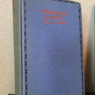 Lot 289: (3) Vintage Hardback Books feat. TOMOHAWK RIGHTS