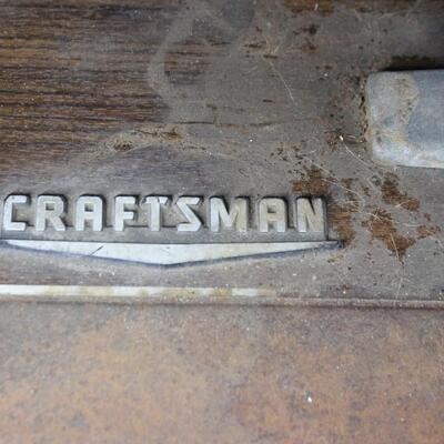 Vintage Sears Craftsman Rally 2 Drawer Woodgrain Decal Tool Box
