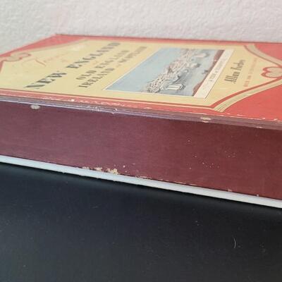Lot 291: Antique Book 1920 TOWNS OF NEW ENGLAND and OLD ENGLAND IRELAND and SCOTLAND by Allan Forbes w/ Original Box